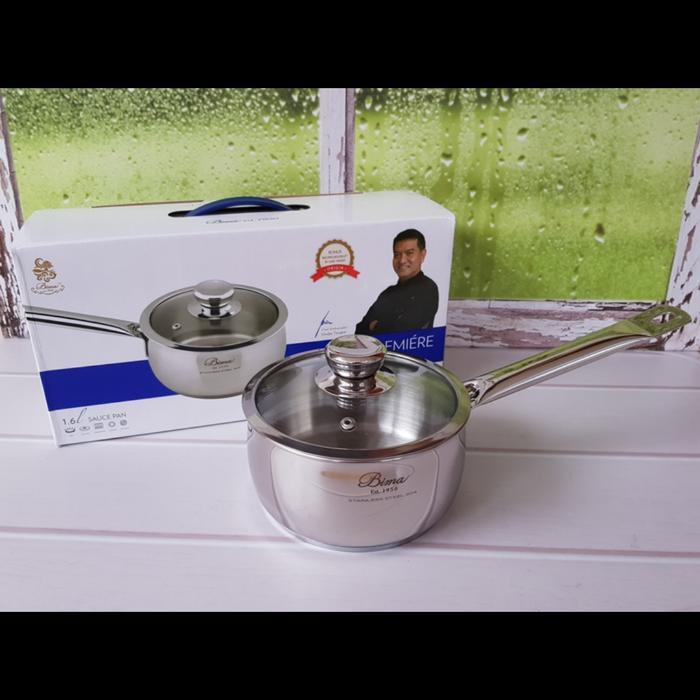 Bima Origin Premiere Saucepan 16Cm Panci Bima Glass Lid B2002116