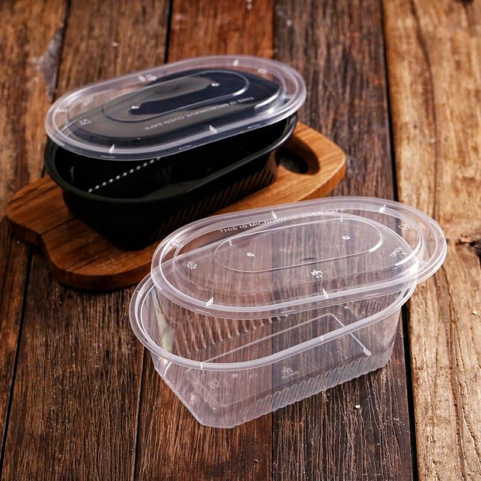 Terbaru Thinwall Oval 750MlTinwal Oval 750MlMangkok Plastik Microwave 750Ml