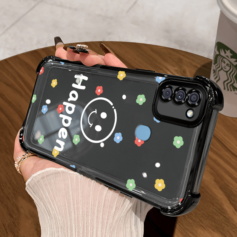 Casing Hp untuk Samsung A11 M11 Case Casing pola Graffiti yang unik Kesing empat Anti Drop sudut Ces