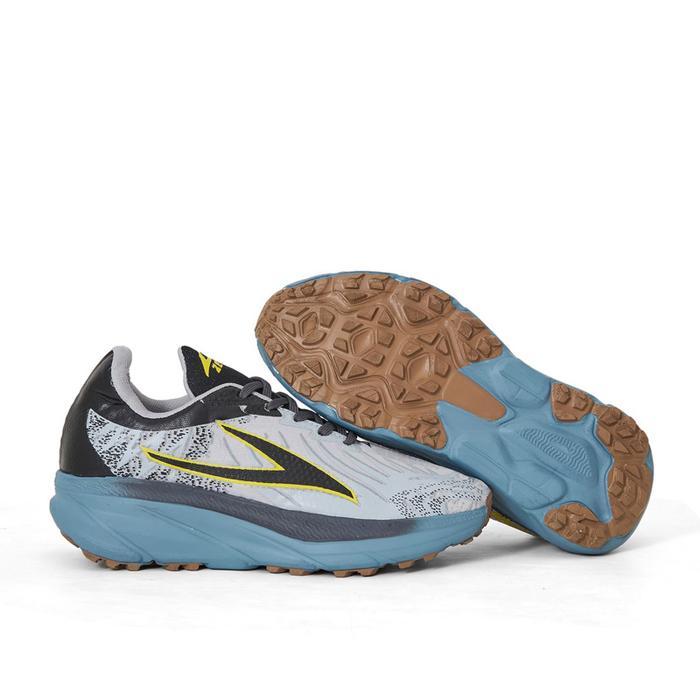 Zevma Tera Speed .1 Grey Black - Sepatu Olahraga Running Lari Pria Wanita Sneakers Kasual Senam