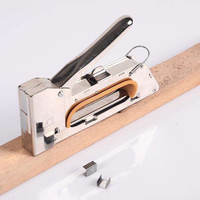 HN820 Staples Tembak Jok Motor Staples Besar Guntacker Gun Tacker Strapler Tembak Kertas Kayu
