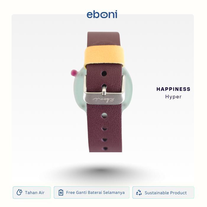 Eboni Jam Tangan Kayu Happiness - Hyper