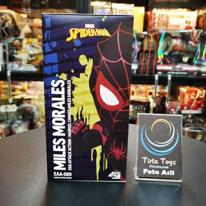 Beast Kingdom Eaa-089 Spider-Man Miles Morales Egg Attack Action
