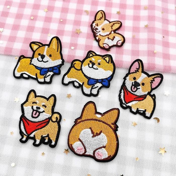 Bordir Patch Dog Series Iron On/ Patch Bordir Dog / Bordir Patch Dog / Iron Patch Dog
