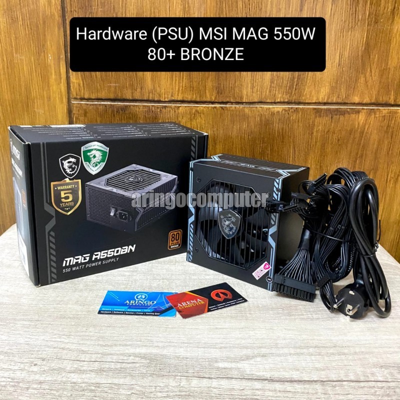 MSI MAG A550BN 550W 80+ BRONZE