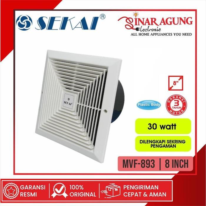 SEKAI MVF893 / MVF-893 KIPAS ANGIN EXHAUST FAN 8 INCH - RESMI