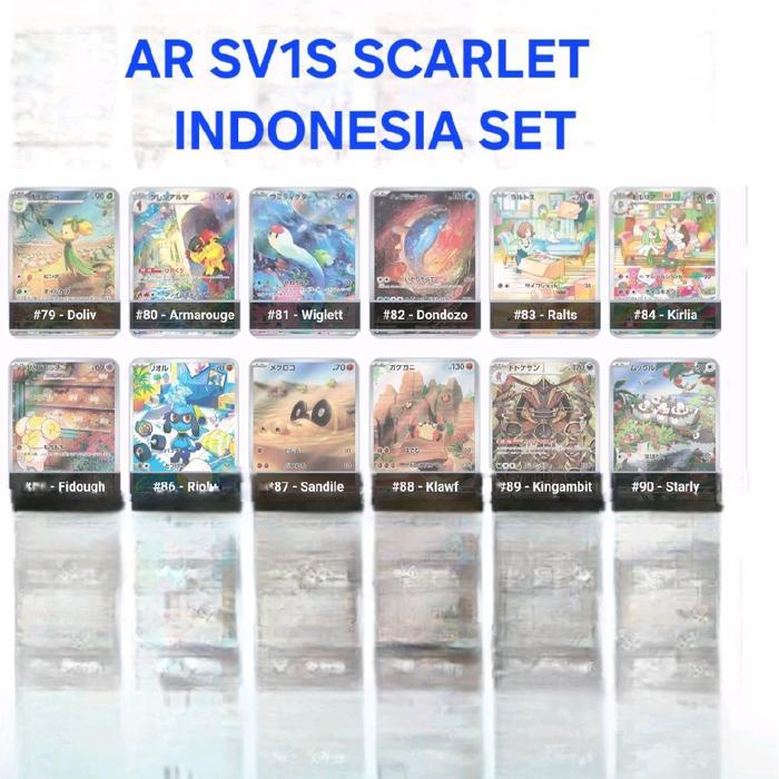 Ar Doliv Armarouge Wiglet Dondozo Ralts Kirlia Fidough Riolu Sandile Klawf Kingambit Starly Ar