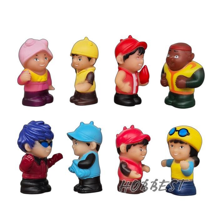 Terlaris Topper Boboiboy Galaxy Set Mini Figure Boboi Boy Toper Kue Mainan Pajangan Fang Gopal Ying