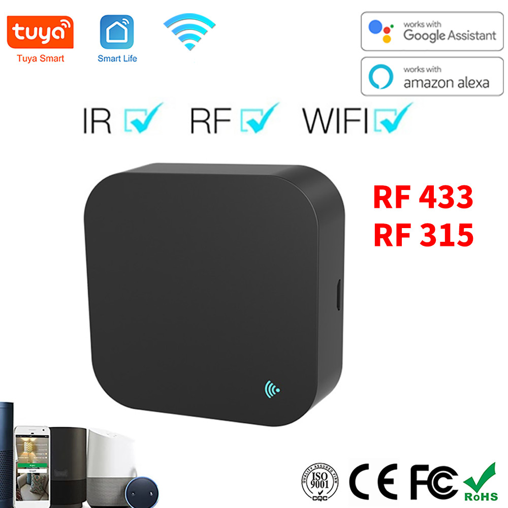 Tuya Smart WIFI IR RF Remote Control Universal IR RF Controller Smart