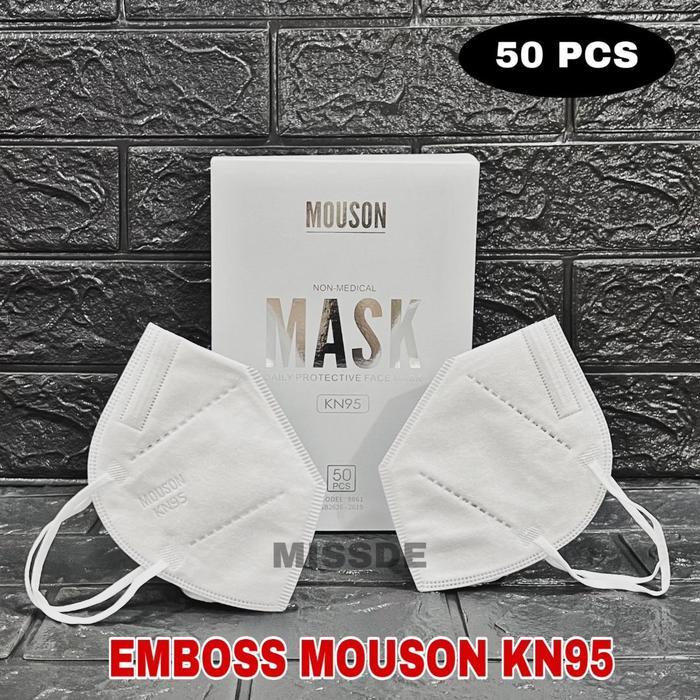 Premium Masker Kn95 Mouson Isi 50 Pcs Original
