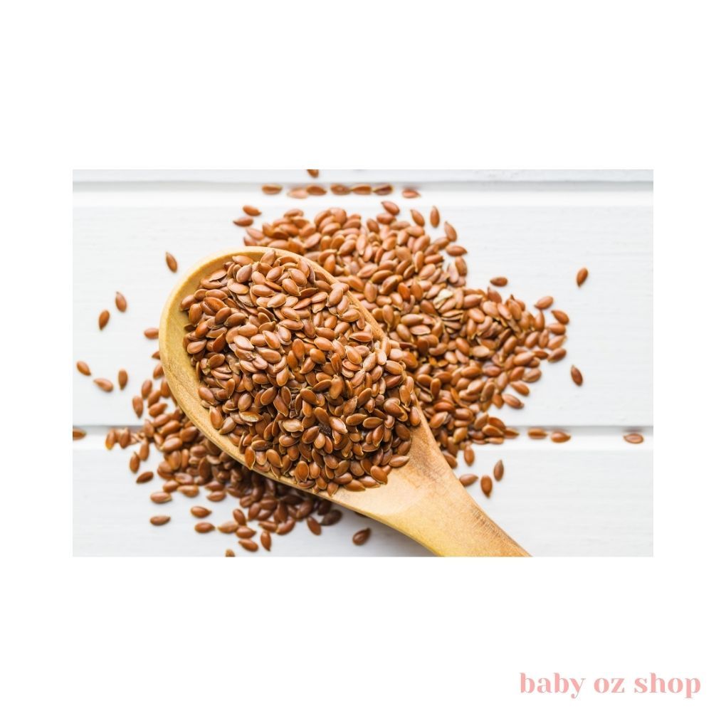 Brown Flaxseed / Biji Rami Coklat 500 gr Biji Premium untuk Smoothies, Roti, Granola, dan Menu Sehat