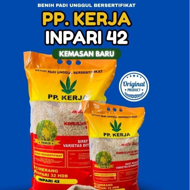 READY Benih padi unggul INPARI-42 AGRITAN GSR/PP KERJA PREMIUM isi 5kg dari benih Pertiwi