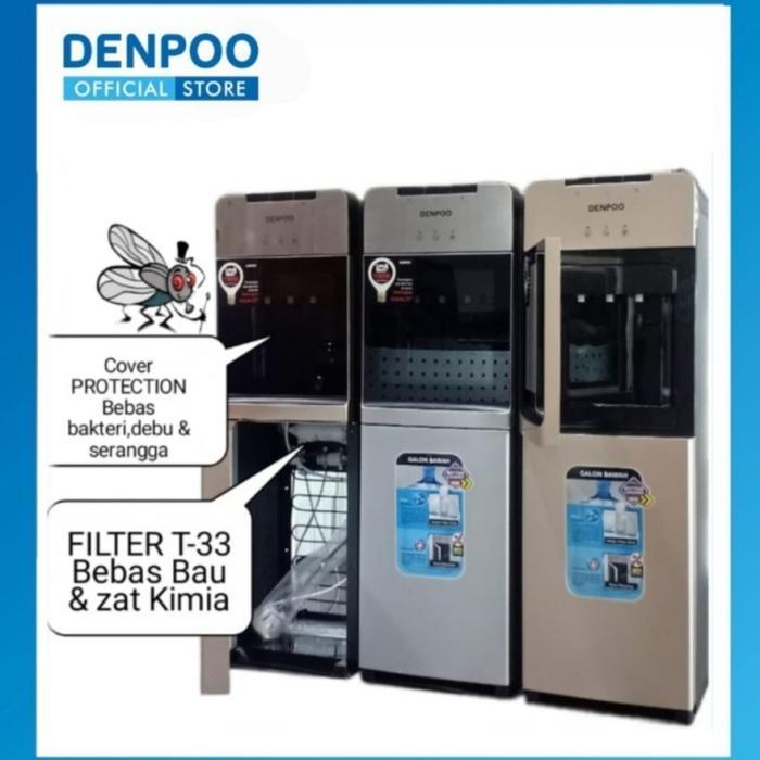 Original Dispenser Denpoo Ddb-59 Aquazone Filter Ddb 59 Galon Bawah Ddb59