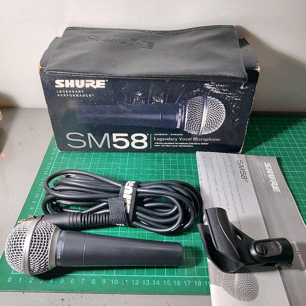 Mic kabel SHURE SM58, Original Shure. Second.