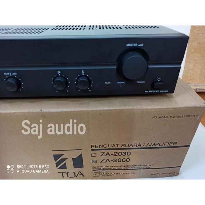 Amplifier Toa Za 2060 Buat P.A. Sistem Masjid ..Gedung ..Dll #Gratisongkir