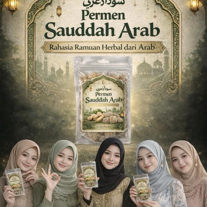 PERMEN SAUDDAH ARAB PERMEN VITALITAS DAN STAMINA HABBATUSSAUDA PERMEN VITALITAS DAN STAMINA PRIA
