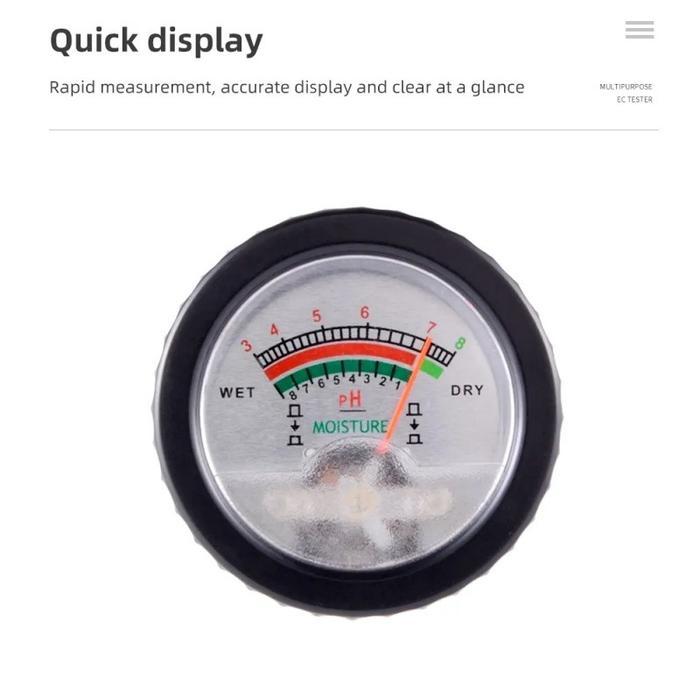 Terbaru Ready Stock,CodAlat Penggukur Tanah Soil Ph Mete 2 In 1 Pen Type Ph Meter Soil Analyzer