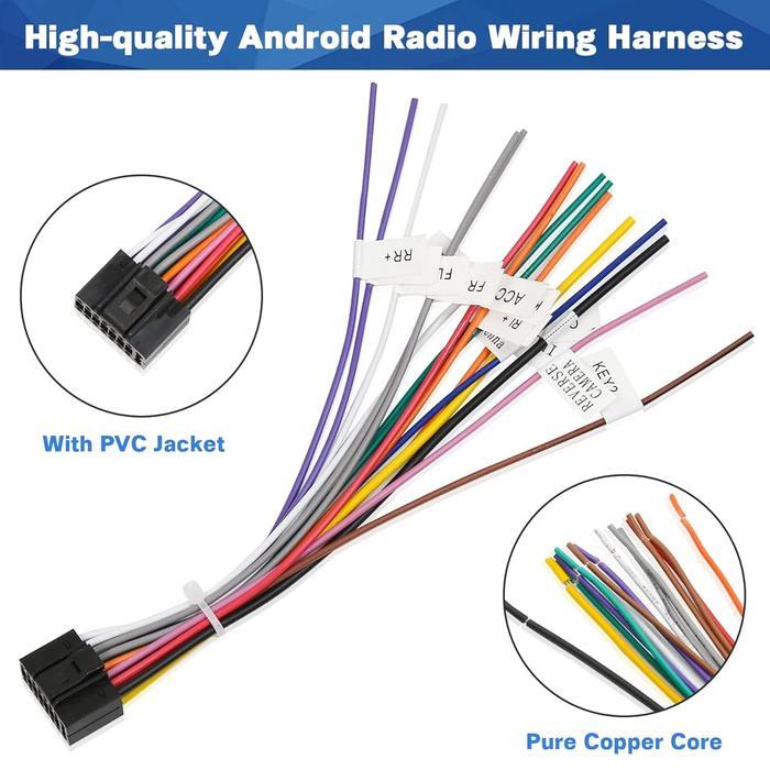 SALE Soket Head unit Android 16 pin power speaker socket tape mobil 16 pin universal READY