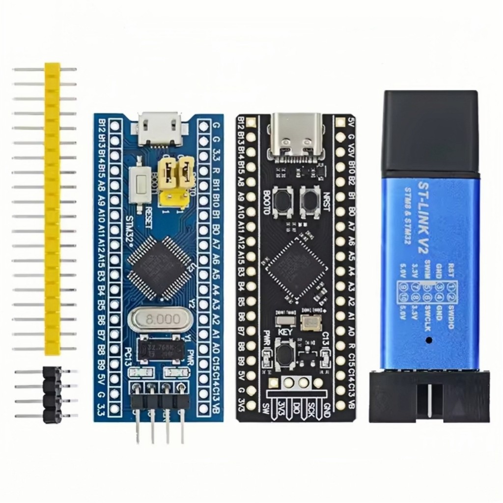 STM32F1038T6 STM32F1036T6 ARM STM32 mum System Development Board STM32F401 STM32F411 + STLINK V2