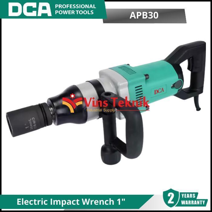 DCA APB30 Electric Impact Wrench Mesin Pembuka Baut Listrik 1" APB 30 1050Watt