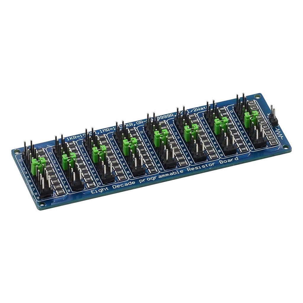 Programmable Eight Deade Resistor Board 0.1R9999999.9R 0.19.9999999MR 010MS Step Auray 0.1R 12 W SMD