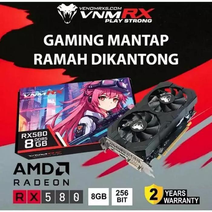 VenomRX Radeon RX 580 8GB GDDR5 256Bit VGA RX580