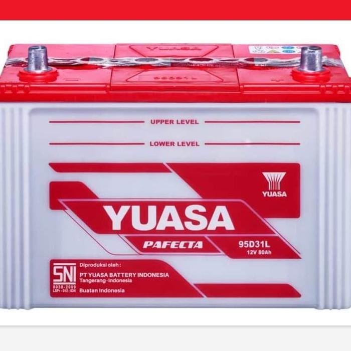 Accu Yuasa 95D31R / 95D31L 80Ah Basah