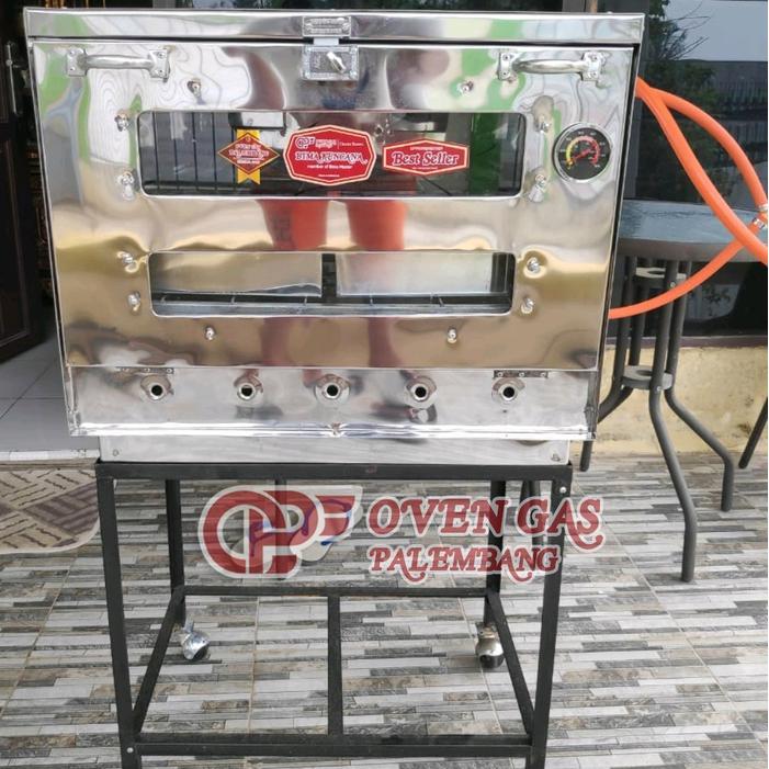 Oven Gas Bima - Stainless 2Loyang Tebal Bergaransi