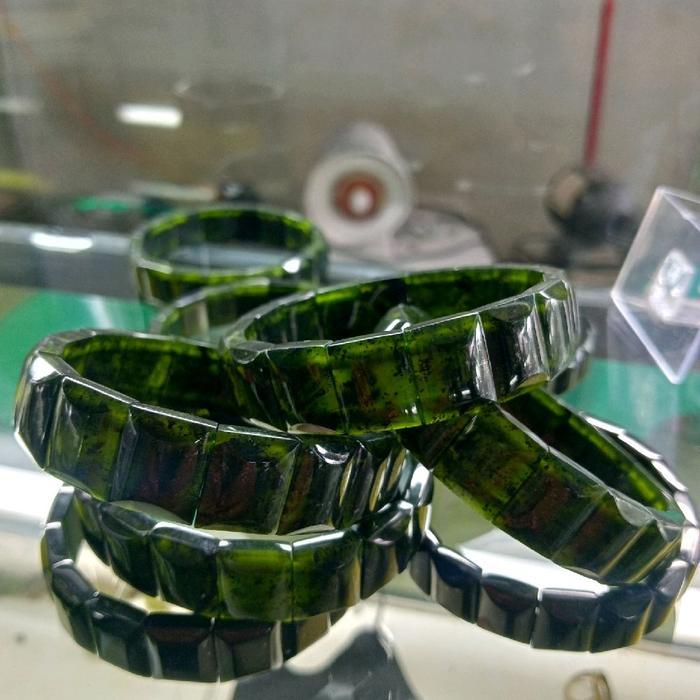 gelang giok asli black Jade Aceh super