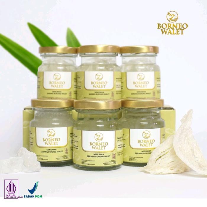 (Isi 6 Botol) BORNEO WALET Minuman Sarang Burung Walet