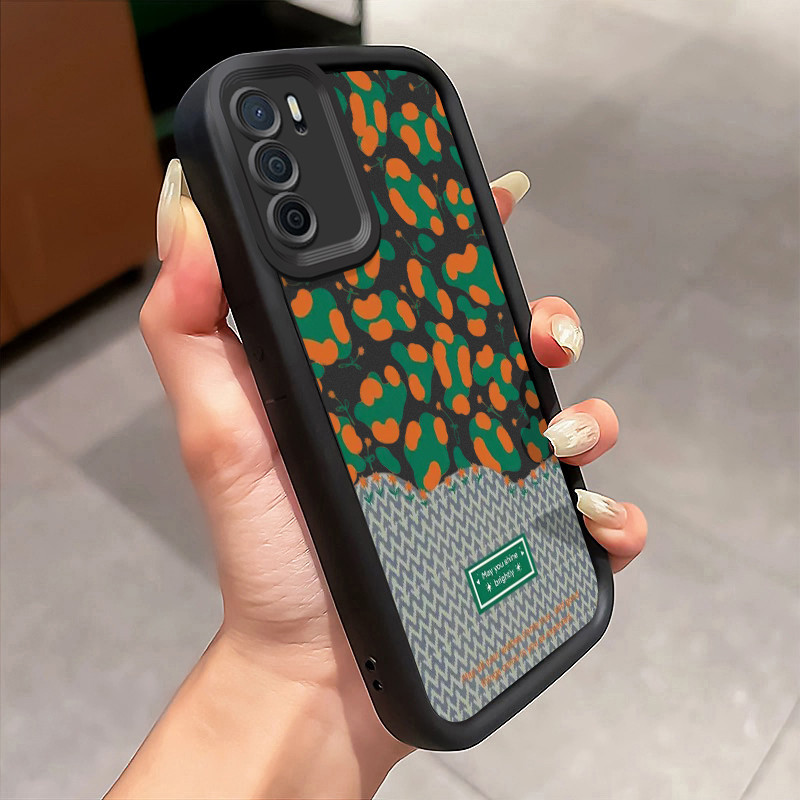 Casing Hp OPPO A16 OPPO A16s OPPO A54s Case Casing pola cetak macan macan HP Cesing mata langit tang