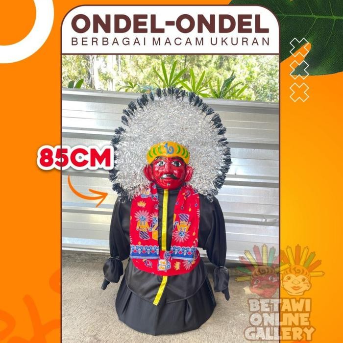 (Best) Ondel - Ondel 85cm Masuk Anak 2-3 Tahun / Ondel ondel bisa masuk anak anak / ondel ondel