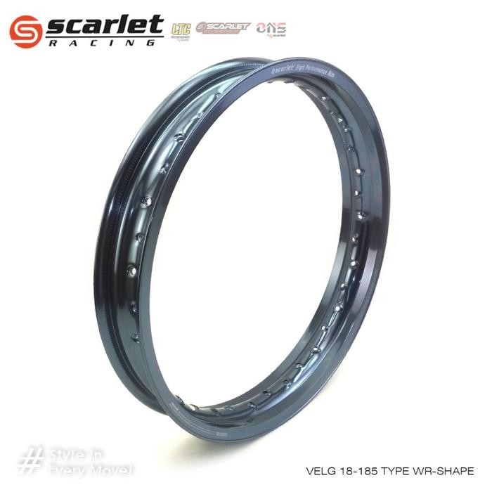 Scarlet Racing - Velg Pelek Rim Alloy Motorcycle Motor Ring 18 185