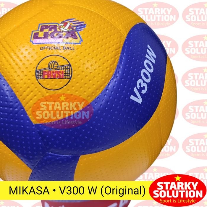 Mikasa V300W Bintik Bola Voli ProLiga Original