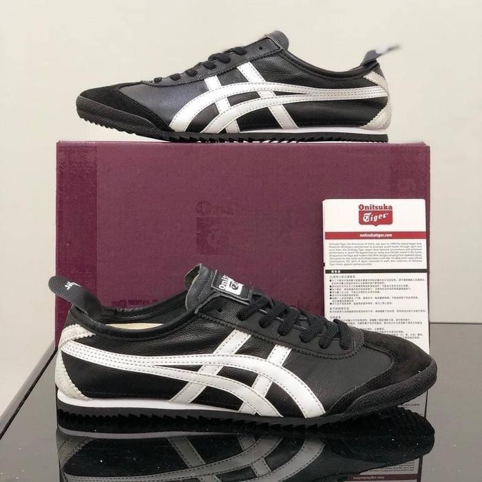 Onitsuka Original Japan Nippon Made Black White Free Paperbag