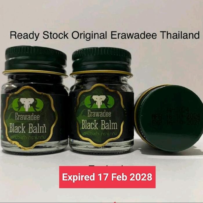 BALSEM ERAWADEE 100% ASLI THAILAND OBAT GOSOK MUJARAB