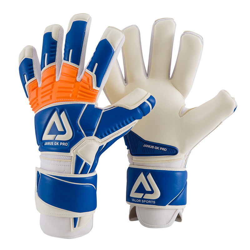 Latex Goalkeeper Gloves Without Finger Protection Thickened Soccer Goalie Gloves Professional Footba