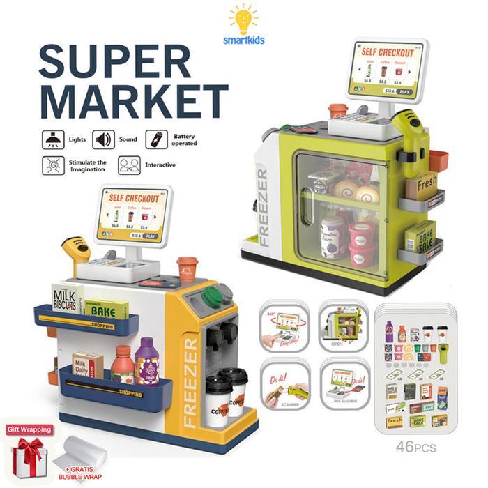 Mainan Anak Supermarket Coffe Set HW23038691 Shopping minimarket