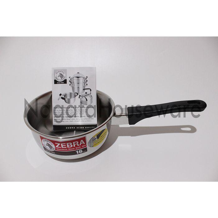 Murah Panci Susu Stainless Steel / Sauce Pan Zebra 166307 Baru Original Asli Terlaris