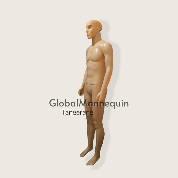 Bisa Termin Patung Baju Pria - Manekin Full Body Pria - Plastik Putih