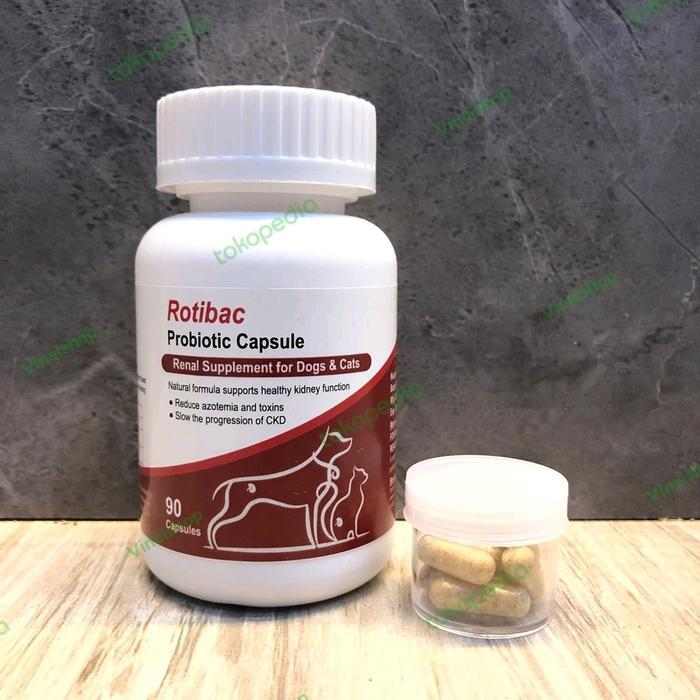 Rotibac Probiotic Suplemen Ginjal Kucing Anjing Perkapsul
