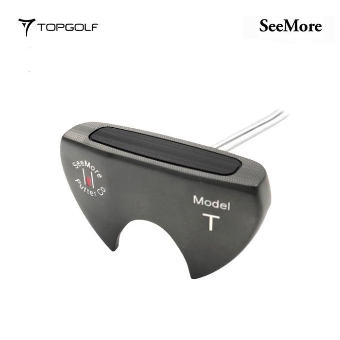 Putter Seemore Model T Offset Chrome Sm75 Red 22