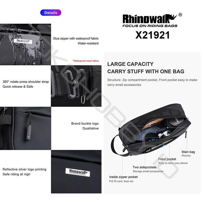 Tas Handlebar Setang Sepeda Seli Mtb Road Gravel Bike Rhinowalk X21921