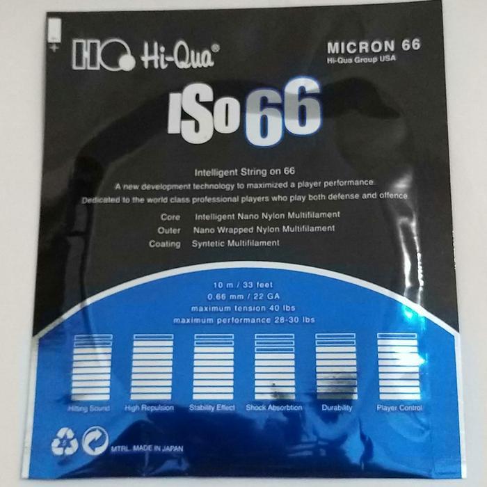 Senar Raket Hiqua Iso 66 Original