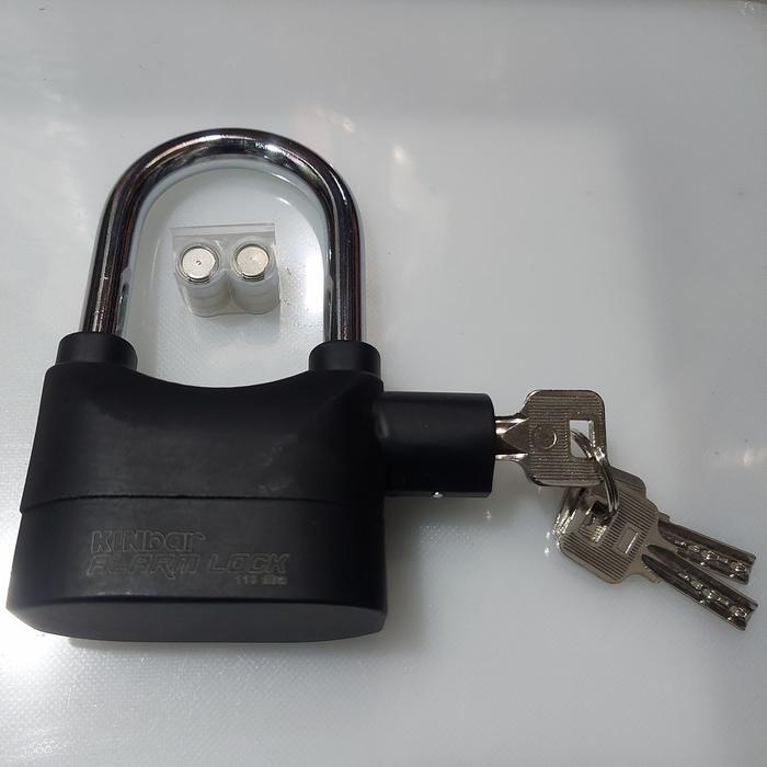 Gembok Alarm/Gembok Motor/Gembok Anti Maling Original Kinbar Original