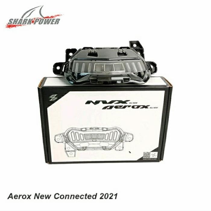 Ready LAMPU STOP LED STOPLAMP AEROX NEW CONNECTED 2021-2022 SHARK POWER RGB