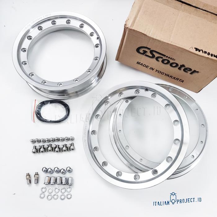 VELG TUBELESS MODULAR GSCOOTER R10 VESPA PTS ET3 SS90 SPRINT PX SERIES