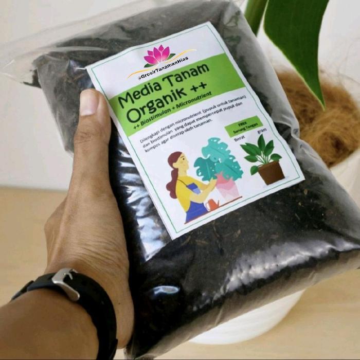 Media Tanah Subur Campuran Cocopeat + Sekam bakar + Tanah merah / Metan Pupuk tanaman organik