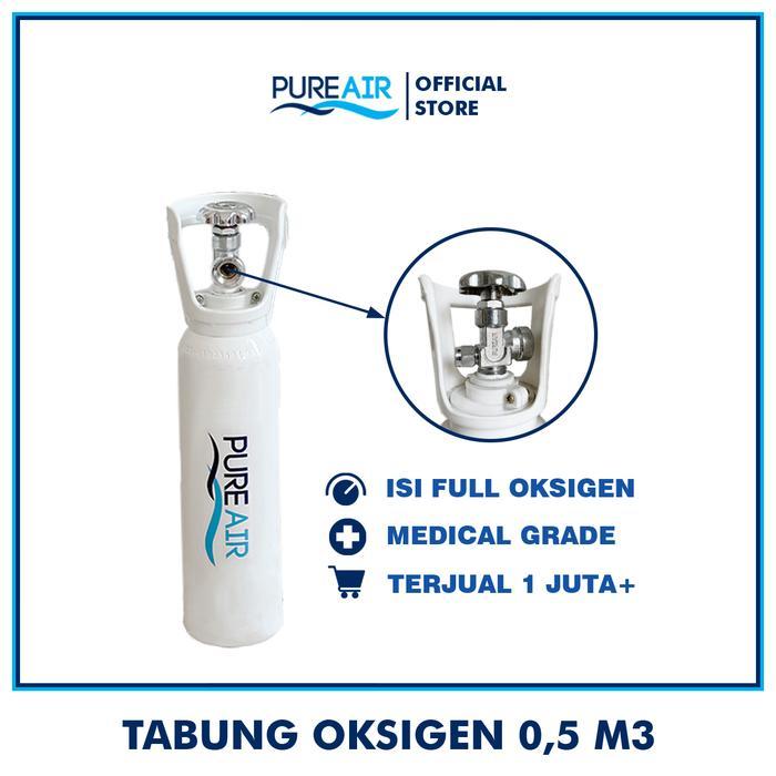 Pureair Tabung Oksigen 0,5M3 - Isi Oksigen
