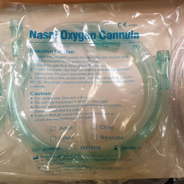 selang oksigen medis nasal cannula oxygen selang nafas dari regulator